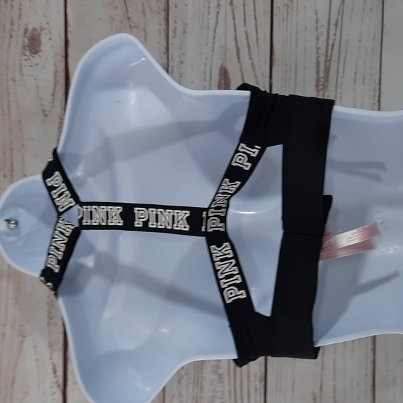 Pink Racer Back Push Up Bra - Picture 2 of 4